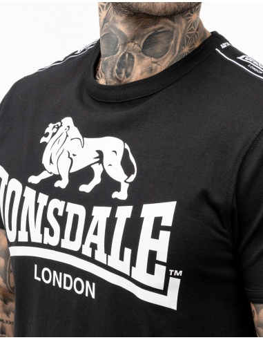 Lonsdale - T-Shirt - Stour - Black - @ No Borders