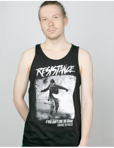 Resistance - Mob Action - Tanktop - Black - @ No Borders