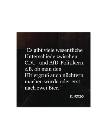 Gegen Nazis - Weihnachtsbaumkugel - Rot - @ No Borders