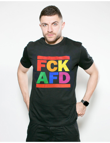 FCK AFD Bunt - Kein Bock auf Nazis - T-Shirt - Black - @ No Borders