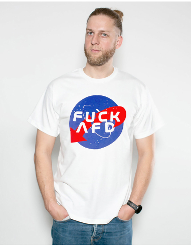 FCK AFD Nasa - Kein Bock auf Nazis - T-Shirt - White - @ No Borders
