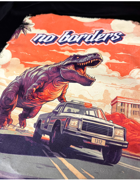 1312 Dino - No Borders - T-Shit - Black