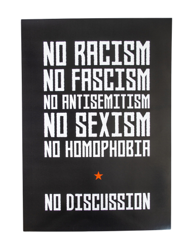 No Discussion - Poster - @ No Borders
