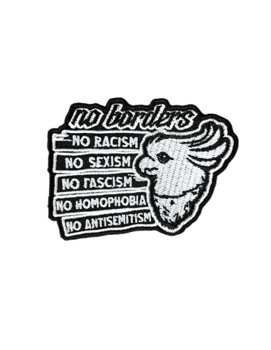 No Borders - No No No - Patch - Black - @ No Borders