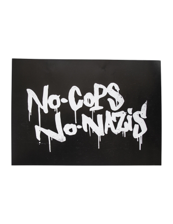 No Cops No Nazis - Patch - @ No Borders