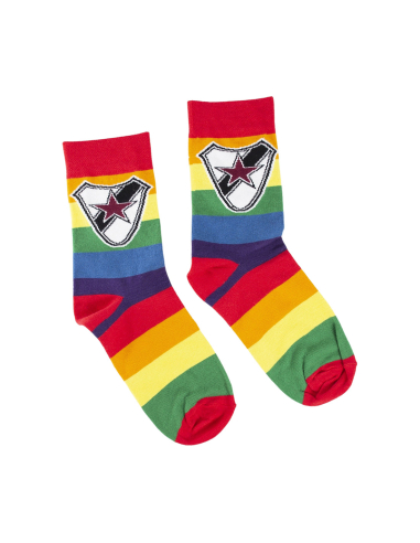 Roter Stern Leipzig - Socken - Rainbow - @ No Borders