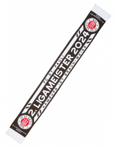 St. Pauli - Schal - 2. Ligameister 2024 - Brown - @ No Borders