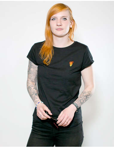 No Borders Kakadu - T-Shirt tailliert - Black - @ No Borders