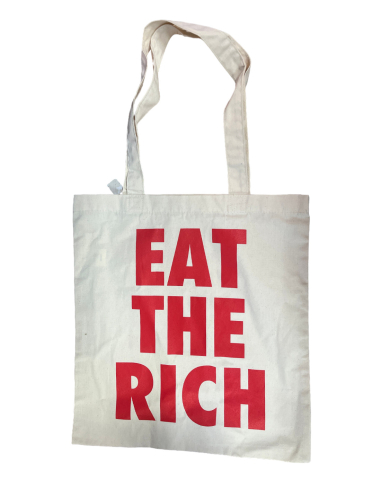 Eat The Rich - Tote Bag - White - @ No Borders