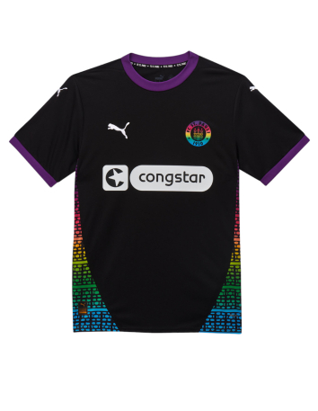 St. Pauli - Wintermütze - "Regenbogenherzen" - Creme - @ No Borders