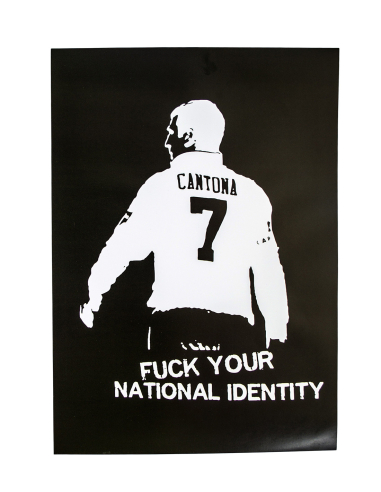Roter Stern Leipzig - Poster - Cantona - @ No Borders