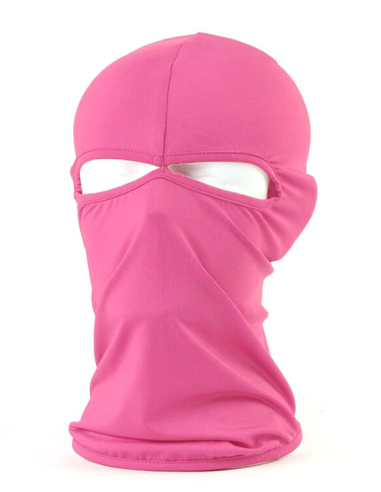Sturmhaube - Lycra 2-Loch - Pink - @ No Borders