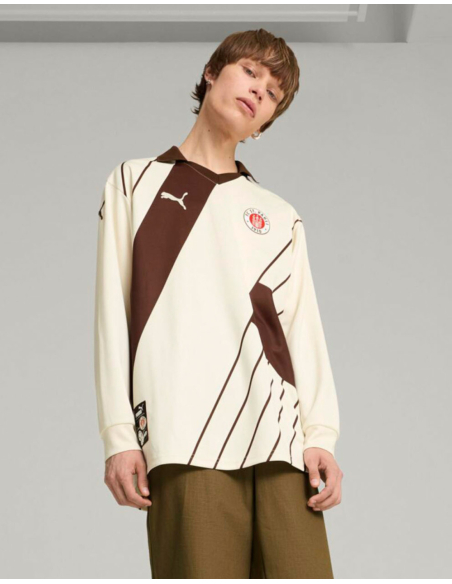 St. Pauli - Trikot - 2024/25 - Retro Longsleeve - brown