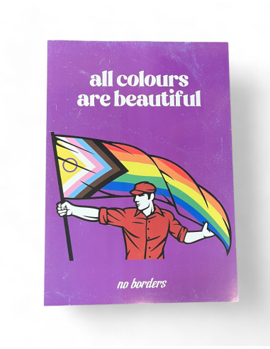 LGBTQI* ACAB - All Colours Are Beautiful Poster - @ No Borders