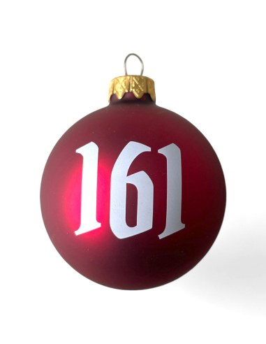 161 - Weihnachtsbaumkugel - Rot - @ No Borders