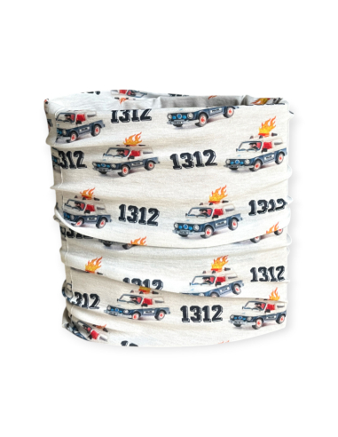 Tube scarf - 1312 Fire coach - No Borders - @ No Borders