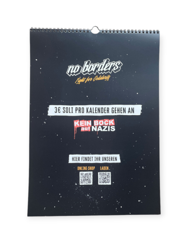 No Borders - SOLI Kalender 2025 - @ No Borders