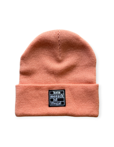 Kein Mensch ist illegal - Wintermütze - Pink - @ No Borders