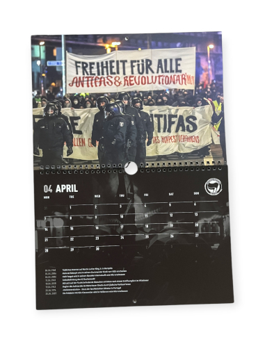 Antifa - SOLI Kalender 2025 - @ No Borders