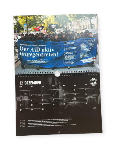 Antifa - SOLI Kalender 2025 - @ No Borders
