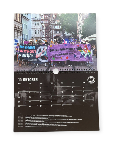 Antifa - SOLI Kalender 2025 - @ No Borders