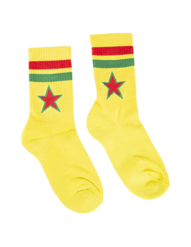 Defend Rojava - No Borders - Socken - Yellow - @ No Borders