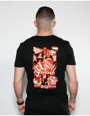 Siamo Tutti Antifascisti - Mob Action - T-Shirt - Burgundy - @ No Borders
