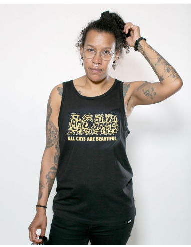 ACAB - Leo - Tanktop - No Borders - Schwarz - @ No Borders