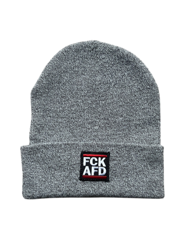 FCK AFD - Winter Hat - Heather Grey - @ No Borders