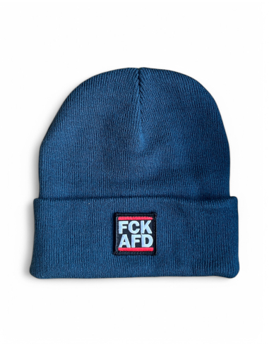 FCK AFD - Wintermütze - Petrol - @ No Borders