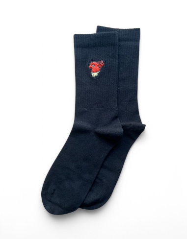 No Borders Kakadu - Socken - Sticklogo - Schwarz - @ No Borders