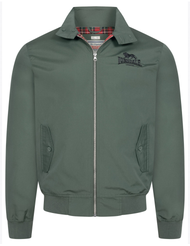 Lonsdale - Jacket - Classic Harrington - Olive green - @ No Borders