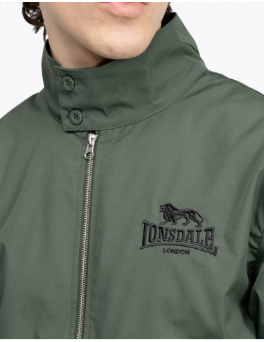 Lonsdale - Jacket - Classic Harrington - Olive green - @ No Borders