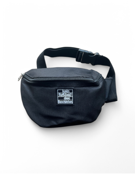 Kein Fußball den Faschisten - No Borders - Hip Bag - Black Kein Fußball den Faschisten - No Borders - Hip Bag - Black