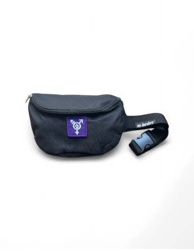 LGBTQ - Bauchtasche - Schwarz - No Borders - @ No Borders