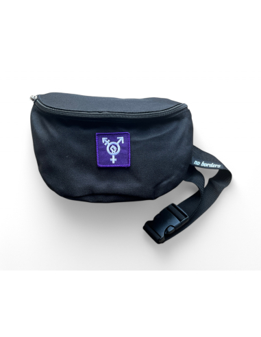 LGBTQ - Bauchtasche - Schwarz - No Borders - @ No Borders