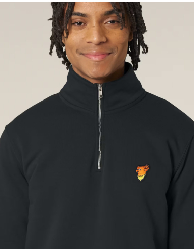 No Borders Kakadu - Half Zip - Schwarz - @ No Borders