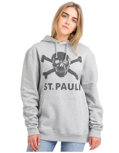 St. Pauli - Skull - Totenkopf - Grey - @ No Borders