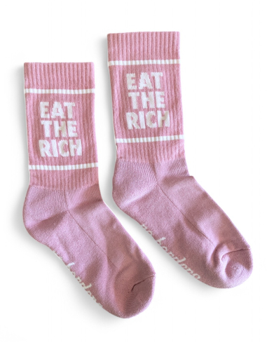 Eat the Rich - No Borders - Socken - Rosa - @ No Borders