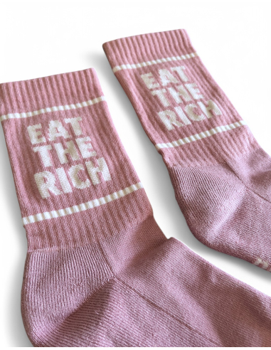 Eat the Rich - No Borders - Socken - Rosa - @ No Borders