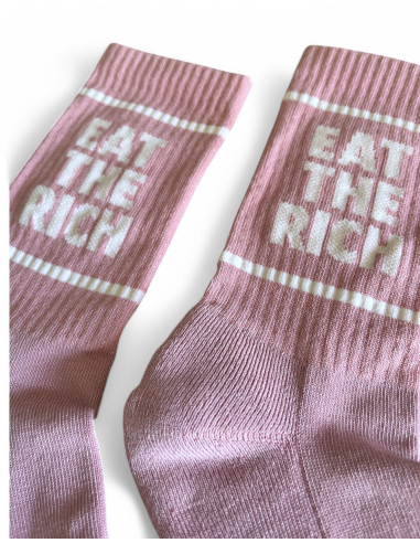 Eat the Rich - No Borders - Socken - Rosa - @ No Borders