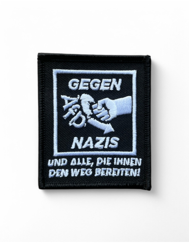 Gegen AfD Nazis - Patch - @ No Borders