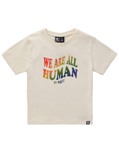St. Pauli - T-Shirt - Kids - We are all human - @ No Borders