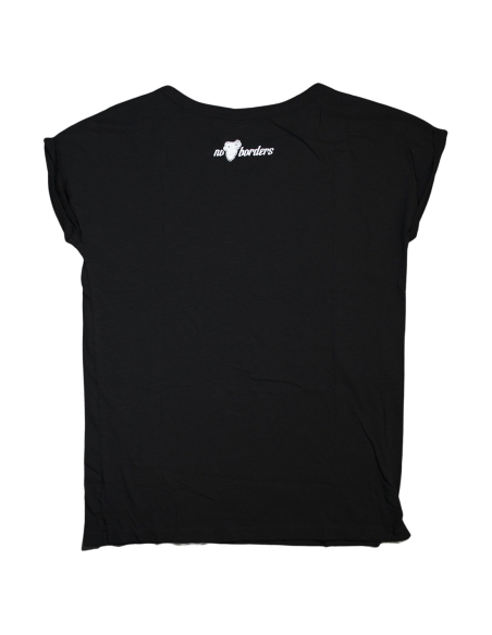 Antifaschistische Aktion - No Borders - T-Shirt tailliert -
