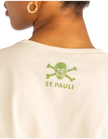 St. Pauli - Wintermütze - "Regenbogenherzen" - Creme - @ No Borders
