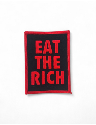Eat The Rich - Patch - Schwarz - @ No Borders