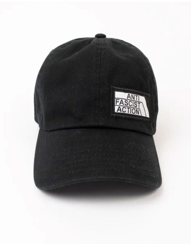 Anti Fascist Action - Cap - True Rebel - Schwarz - @ No Borders