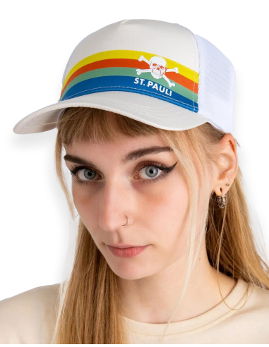 St. Pauli - Cap - Rainbow Summer - Weiß - @ No Borders