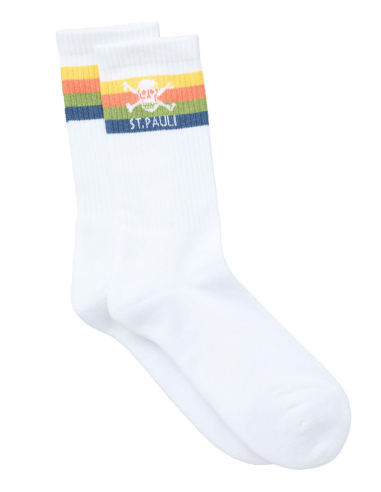 St. Pauli - Socken - Rainbow Summer - Weiß - @ No Borders