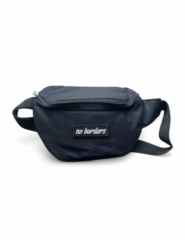 No Borders - Bauchtasche - Logo - Schwarz - @ No Borders